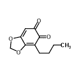 CAS#: 35458-06-1， 4-Butyl-1,3-Benzodioxole-5,6-Dione