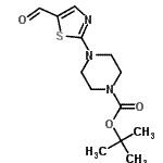 CAS 登录号：354587-77-2， 叔-丁基4-(5-甲酰基噻唑-2-基)哌嗪-1-羧酸酯