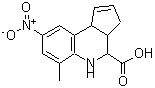 CAS#: 354815-34-2， 6-Methyl-8-Nitro-3A,4,5,9B-Tetrahydro-3H-Cyclopenta[c]Quinoline-4-Carboxylic Acid