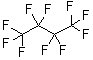 structure of CAS# 355-25-9, Decafluorobutane;D05440;Perflubutane (Jan/Usan);Perflubutane