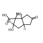 CAS 登录号：355134-42-8， 1-氨基-2-羟基-5-氧代八氢-1-并环戊二烯羧酸