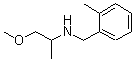 structure of CAS# 355382-44-4, 1-Methoxy-N-(2-Methylbenzyl)-2-Propanamine;(2-methoxy-1-methylethyl)(2-methylbenzyl)amine;(2-methoxy-isopropyl)[(2-methylphenyl)methyl]amine;AG-690/11822659