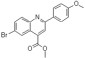 CAS#: 355432-91-6， Methyl 6-Bromo-2-(4-Methoxyphenyl)-4-Quinolinecarboxylate
