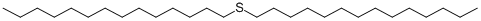 structure of CAS# 35599-83-8, n-Tetradecyl Sulfide;1-(Tetradecylthio)Tetradecane;1-(Myristylthio)Tetradecane;Tetradecyl Sulfide