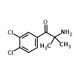 CAS 登录号：356033-94-8， 2-氨基-1-(3,4-二氯苯基)-2-甲基-1-丙酮
