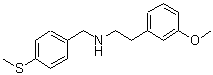 CAS#: 356091-89-9， 2-(3-Methoxyphenyl)-N-[4-(Methylsulfanyl)Benzyl]Ethanamine