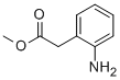 structure of CAS# 35613-44-6, Methyl (2-Amino-Phenyl)-Acetate;Benzeneacetic Acid, 2-Amino-, Methyl Ester;METHYL (2-AMINO-PHENYL)-ACETATE;METHYL 2-(2-AMINOPHENYL)ACETATE