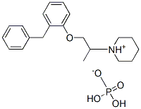 CAS#: 3563-76-6， 1-(2-(2-Benzylphenoxy)-1-methylethyl)piperidinium dihydrogen phosphate