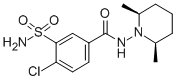 CAS#: 3563-77-7， 4-Chloro-N-(2,6-Dimethylpiperidin-1-Yl)-3-Sulfamoylbenzamide