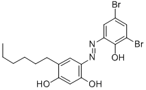 CAS#: 3565-32-0， (6Z)-6-[(3,5-Dibromo-2-Hydroxyphenyl)Hydrazinylidene]-4-Hexyl-3-Hydroxycyclohexa-2,4-Dien-1-One
