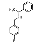 结构式 CAS# 356531-62-9, N-(4-氟苄基)-1-苯基乙胺