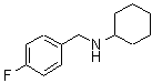 结构式 CAS# 356531-67-4, N-(4-氟苄基)环己胺