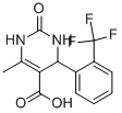 CAS#: 356566-54-6， 1,2,3,4-Tetrahydro-6-Methyl-2-Oxo-4-[2-(Trifluoromethyl)Phenyl]-5-Pyrimidinecarboxylic acid