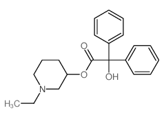 CAS 登录号:3567-12-2, (1-乙基哌啶-3-基)2-羟基-2,2-二(苯基)乙酸酯