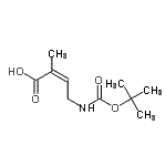 CAS#: 356788-94-8， (2Z)-2-Methyl-4-({[(2-Methyl-2-Propanyl)Oxy]Carbonyl}Amino)-2-Butenoic Acid