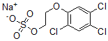 CAS#: 3570-61-4， Sodium 2-(2,4,5-Trichlorophenoxy)Ethyl Sulfate