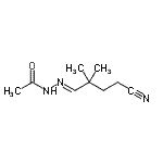 CAS#: 357295-15-9， N'-[(1E)-4-Cyano-2,2-Dimethylbutylidene]Acetohydrazide
