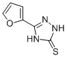 结构式 CAS# 35771-65-4, 5-呋喃基-1,2-二氢-3H-1,2,4-三唑-3-硫酮