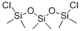 structure of CAS# 3582-71-6, 1,5-Dichlorohexamethyltrisiloxane;Bis[(Chloro-Dimethyl-Silyl)Oxy]-Dimethyl-Silane;1,5-Dichloro-1,1,3,3,5,5-Hexamethyltrisiloxane;Inchi=1/C6h18cl2o2si3/C1-11(2,7)9-13(5,6)10-12(3,4)8/H1-6H