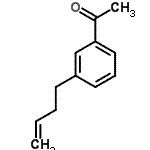 CAS 登录号：358751-04-9， 1-[3-(3-丁烯-1-基)苯基]乙酮