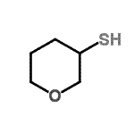 structure of CAS# 35890-62-1, Tetrahydro-2H-Pyran-3-Thiol;2H-Pyran-3-thiol,tetrahydro-