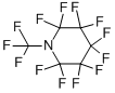 structure of CAS# 359-71-7, Perfluoro-N-Methylpiperidine