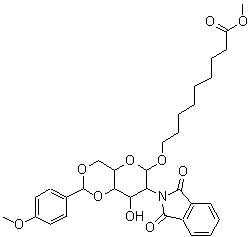 CAS#: 359436-88-7， Methyl 9-{[2-Deoxy-2-(1,3-Dioxo-1,3-Dihydro-2H-Isoindol-2-Yl)-4,6-O-(4-Methoxybenzylidene)Hexopyranosyl]Oxy}Nonanoate