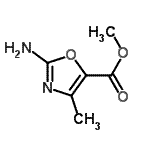 structure of CAS# 359631-35-9, Methyl 2-Amino-4-Methyl-1,3-Oxazole-5-Carboxylate;2-Amino-4-methyl-oxazole-5-carboxylic acid methyl ester;3-bromo-5-hydroxy benzoic acid;Methyl 2-amino-4-methyl-1,3-oxazole-5-carboxylate