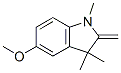 structure of CAS# 35976-46-6, 5-Methoxy-1,3,3-Trimethyl-2-Methylideneindole;5-Methoxy-1,3,3-Trimethyl-2-Methylene-Indoline;5-Methoxy-1,3,3-Trimethyl-2-Methyleneindoline;5-Methoxy-1,3,3-Trimethyl-2-Methylidene-Indole