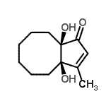 CAS#: 359875-13-1， (3aR,9aR)-3A,9A-Dihydroxy-3-Methyl-3A,4,5,6,7,8,9,9A-Octahydro-1H-Cyclopenta[8]Annulen-1-One