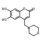 CAS#: 36002-19-4， 6,7-Dihydroxy-4-(4-Morpholinylmethyl)-2H-Chromen-2-One