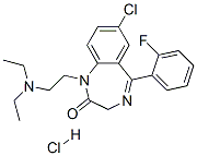 CAS#: 36105-20-1， 7-Chloro-1-[2-(Diethylamino)Ethyl]-5-(2-Fluorophenyl)-1,3-Dihydro-2H-Benzo-1,4-Diazepin-2-One Monohydrochloride