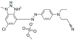 CAS#: 36116-25-3， 3-[[4-[(6-Chloro-1,3-Dimethyl-2H-Benzotriazol-4-Yl)Diazenyl]Phenyl]-Ethylamino]Propanenitrile Methyl Sulfate