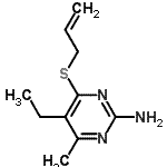 CAS#: 361465-39-6， 4-(Allylsulfanyl)-5-Ethyl-6-Methyl-2-Pyrimidinamine