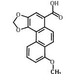 CAS#: 3615-48-3， 8-Methoxyphenanthro[3,4-d][1,3]Dioxole-5-Carboxylic Acid