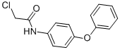 structure of CAS# 36160-84-6, 2-Chloro-N-(4-Phenoxyphenyl)Acetamide;Acetamide, 2-Chloro-N-(4-Phenoxyphenyl)-;2-Chloro-N-4-(4-Phenoxyphenyl)Acetamide;2-CHLORO-N-(4-PHENOXYPHENYL)ACETAMIDE