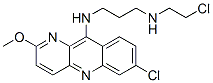 CAS 登录号：36167-69-8， N'-(2-氯乙基)-N-(7-氯-2-甲氧基吡啶并[3,2-b]喹啉-10-基)丙烷-1,3-二胺二盐酸盐