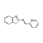 CAS#: 36220-18-5， N-(1,3-Benzothiazol-2-Yl)-1-(2-Pyridinyl)Methanimine