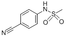structure of CAS# 36268-67-4, 4-(Methanesulfonylamino)Benzonitrile;Zinc00127144;Sbb016922