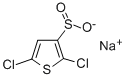 structure of CAS# 363179-59-3, 2,5-Dichlorothiophene-3-Sulfinic Acid Sodium Salt;2,5-DICHLOROTHIOPHENE-3-SULFINIC ACID SODIUM SALT