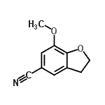 CAS#: 363185-43-7， 7-Methoxy-2,3-Dihydro-1-Benzofuran-5-Carbonitrile