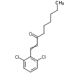 CAS#: 36383-94-5， 1-(2,6-Dichlorophenyl)-1-Nonen-3-One