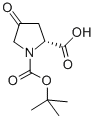 CAS 登录号：364077-84-9， (R)-4-氧代-吡咯烷-1,2-二甲酸 1-叔丁酯