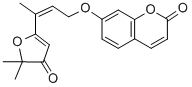 CAS#: 36413-91-9， 7-[[(2E)-3-(4,5-Dihydro-5,5-Dimethyl-4-Oxo-2-Furanyl)-2-Buten-1-Yl]Oxy]-2H-1-Benzopyran-2-One