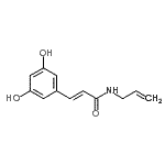 CAS#: 364327-11-7， (2E)-N-Allyl-3-(3,5-Dihydroxyphenyl)Acrylamide