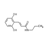 CAS#: 364327-45-7， (2E)-3-(2,6-Dihydroxyphenyl)-N-Propylacrylamide