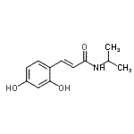 CAS#: 364328-19-8， (2E)-3-(2,4-Dihydroxyphenyl)-N-Isopropylacrylamide