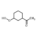 CAS#: 364594-08-1， 1-(3-Hydroperoxycyclohexyl)Ethanone
