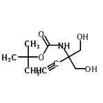 CAS#: 364631-69-6， 2-Methyl-2-Propanyl [1-Hydroxy-2-(Hydroxymethyl)-3-Butyn-2-Yl]Carbamate