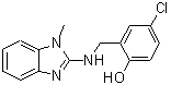 CAS#: 364742-46-1， 4-Chloro-2-{[(1-Methyl-1H-Benzimidazol-2-Yl)Amino]Methyl}Phenol